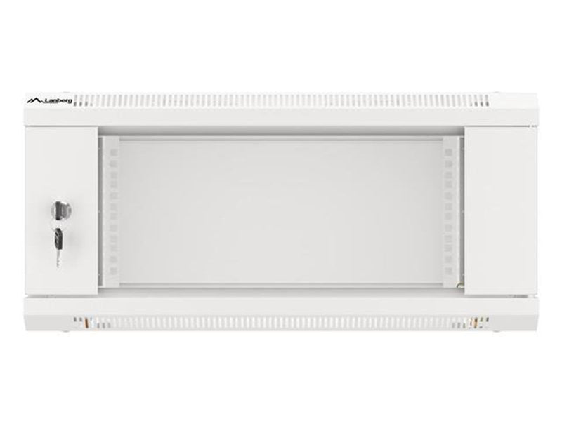 Lanberg WF01-6404-10S Rack Cabinet 19" Wall Mount 4U 600x450 (Flat Pack) V2 Grey RAL7035
