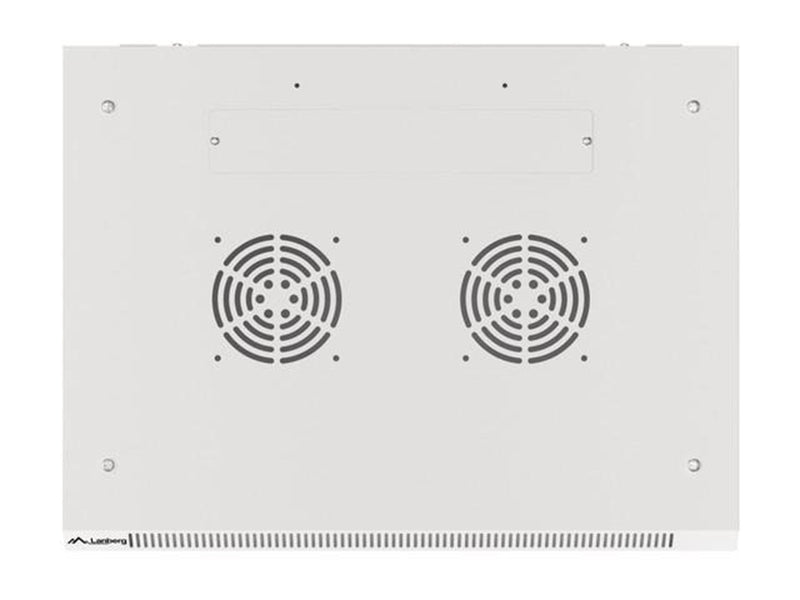 Lanberg WF01-6404-10S Rack Cabinet 19" Wall Mount 4U 600x450 (Flat Pack) V2 Grey RAL7035