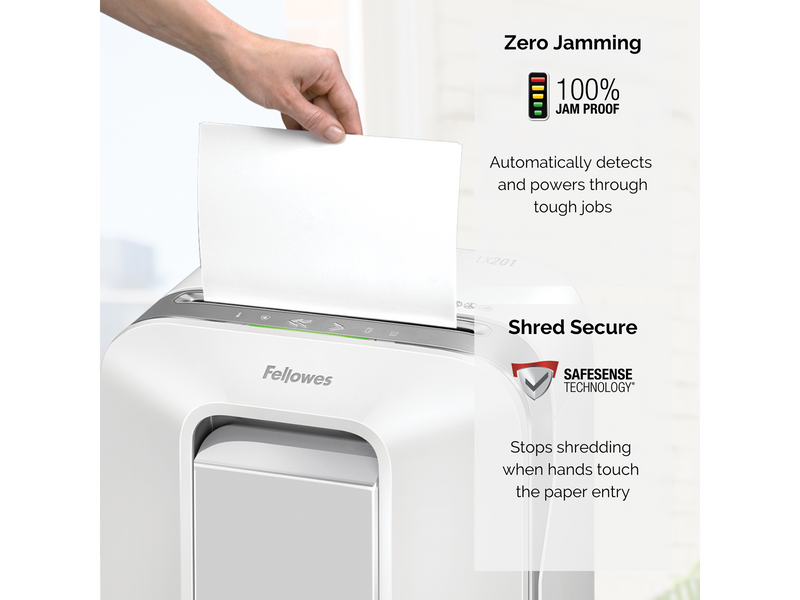 Fellowes Powershred® LX201 Mikroschnitt Aktenvernichter