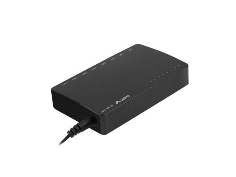 Lanberg DSP2-1008-12V 8-Port Gigabit Ethernet Unmanaged Switch