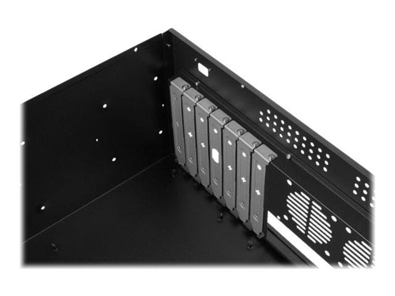Lanberg - rack-mountable - 4U - ATX - Gehäuse - Server (Rack) - Schwarz