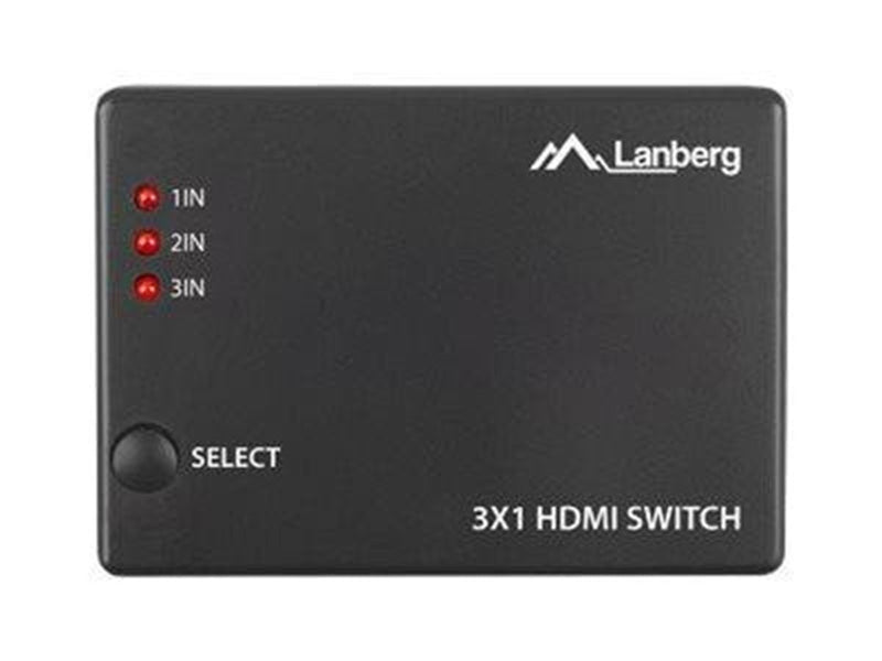 Lanberg SWV-HDMI-0003 - video/audio switch - 3 ports