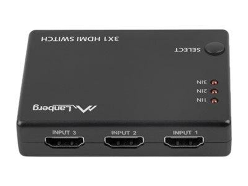 Lanberg SWV-HDMI-0003 - video/audio switch - 3 ports