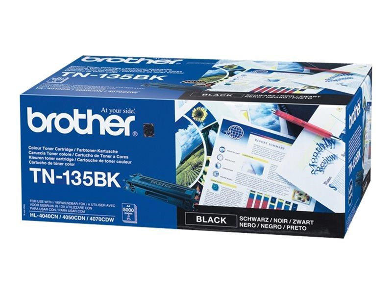 Brother TN135BK / TN 135BK Black Toner - Tonerpatrone Schwarz