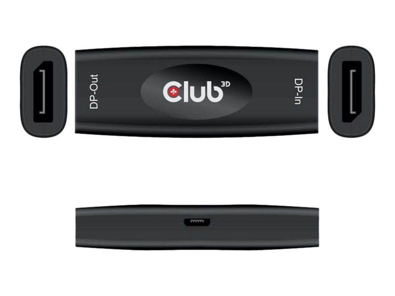 Club 3D CAC-1007 DisplayPort 1.4 Active Repeater 4K 120Hz HBR3 F/F