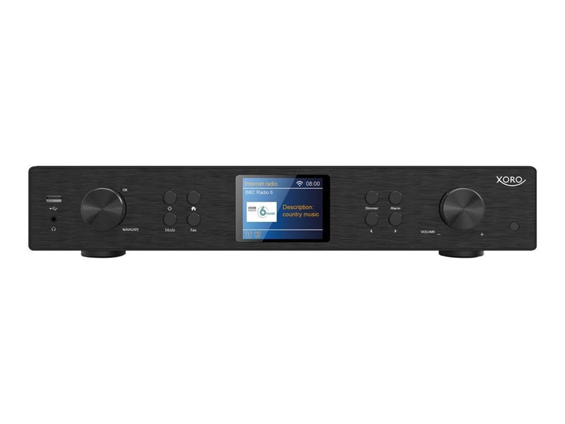 Xoro HFT 440 Internet Radio DAB+ FM.Wlan.BT.DLN - Netzwerk-Audioplayer / DAB-Radiotuner