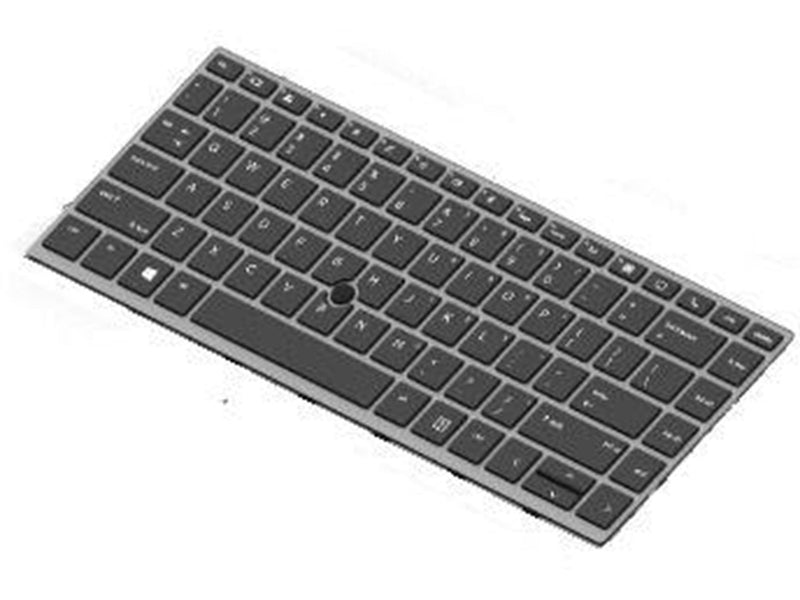 HP 840/EB 14 G5/G6 - NO -BL - Portable Keyboard - Ersatz - Norwegisch