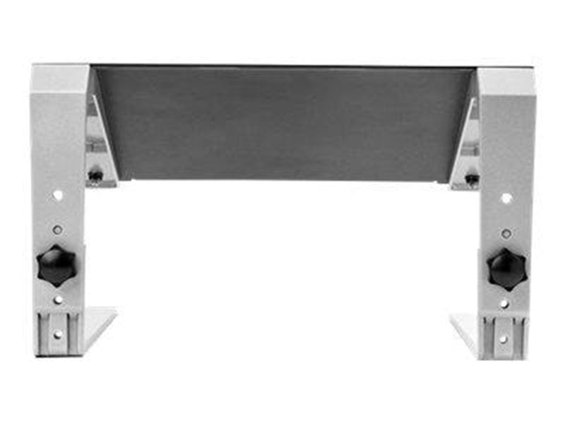 StarTech.com Adjustable Laptop Stand - Heavy Duty Steel & Aluminum - 3 Height Settings - Tilted - Ergonomic Laptop Riser for Des