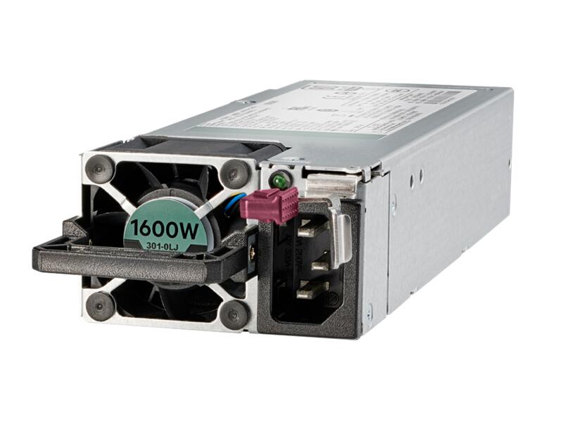 HPE Flex Slot Platinum-Netzteilkit mit 1600W, Hot-Plug-fähig, halogenarm (P38997-B21)