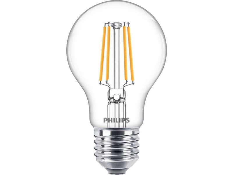 Philips LED-Lampe Classic Standard 4,3W/827 (40W) Clear E27