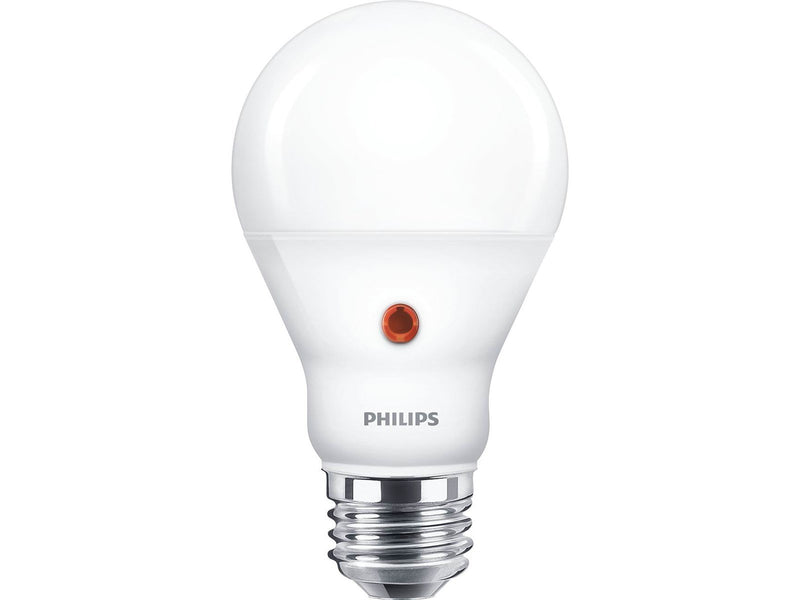 Philips LED-Lampe Classic Standard Day/Night Sensor 7.5W/827 (60W) frosted E27