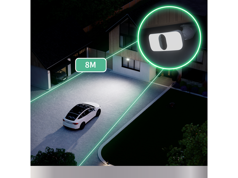 Arlo Pro 3 Floodlight Camera - White