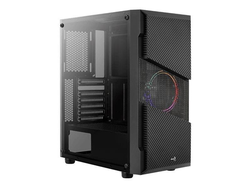 AeroCool Menace Saturn FRGB v1 - Gehäuse - Tower - Schwarz