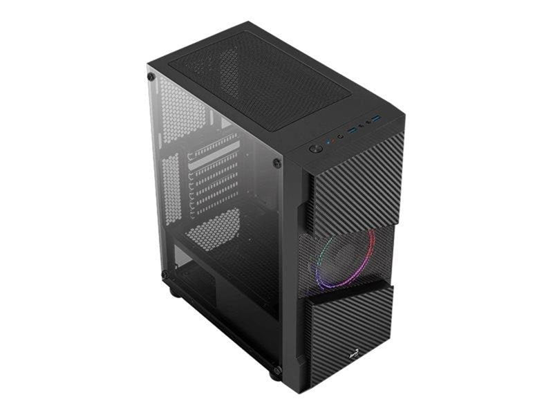 AeroCool Menace Saturn FRGB v1 - Gehäuse - Tower - Schwarz