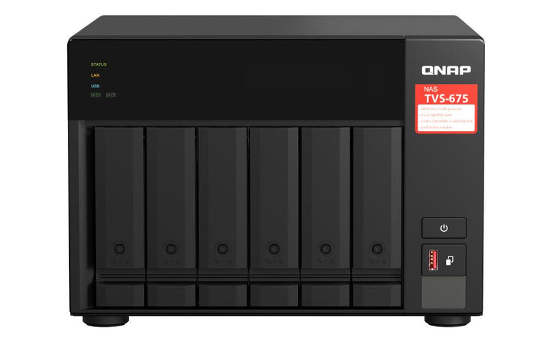 QNAP TurboVideoStation TVS-675-8G 6 Einschübe NAS-Server Leergehäuse (TVS-675-8G)