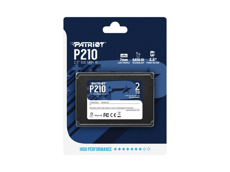 Patriot P210 SSD - 2TB - SATA-600 - 2.5"