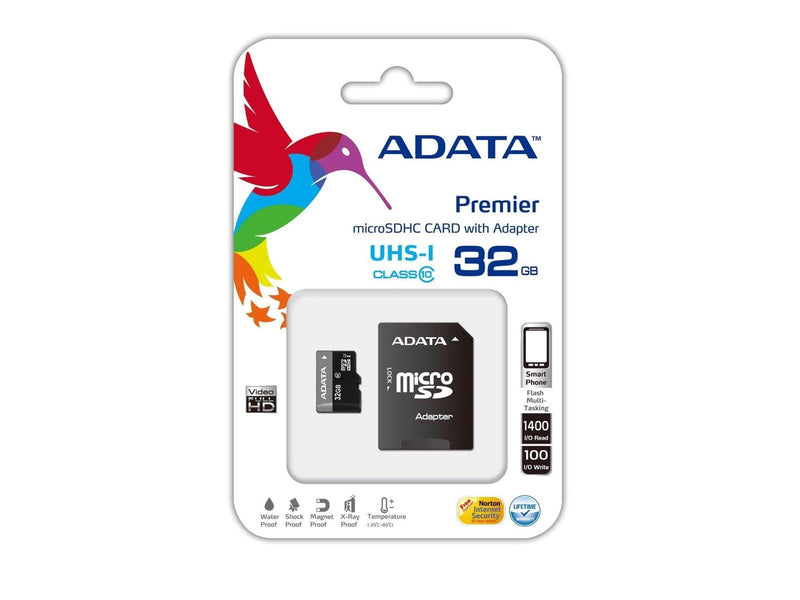 A-Data Premier MicroSD/SD - 80MB/s - 32GB