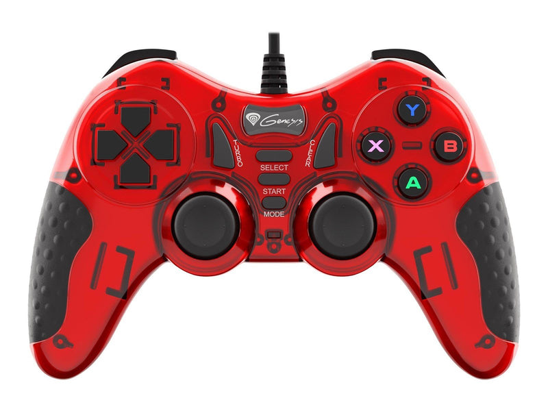 Natec Genesis Mangan 200 - Red - Wired Controller - PC