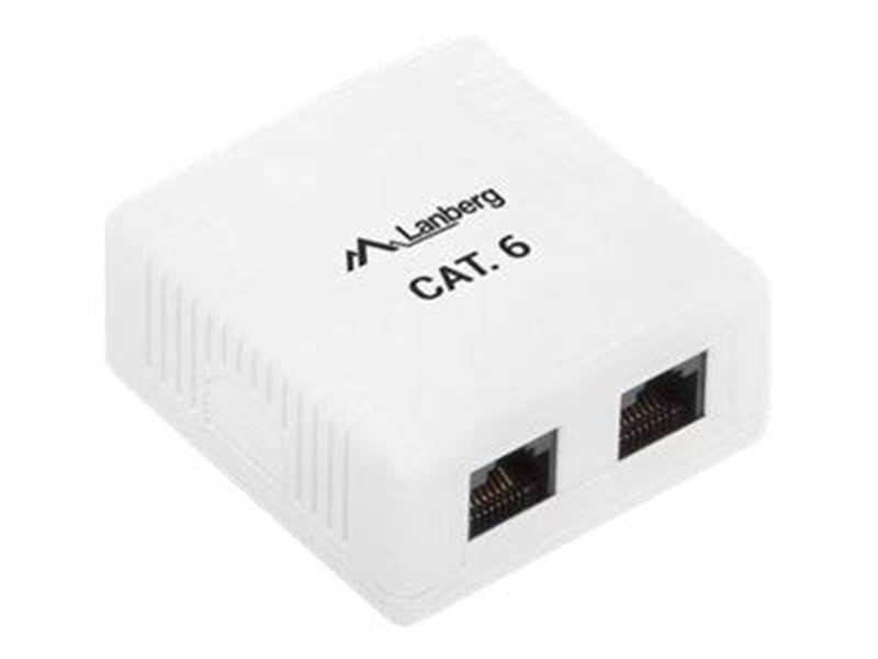 Lanberg OU6-0002-W - network surface mount box