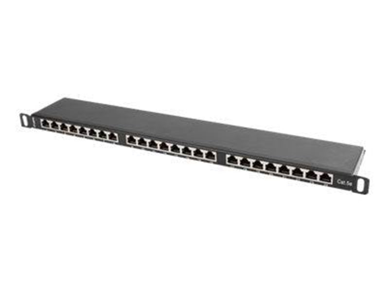 Lanberg PPS5-0024-B - patch panel - 0.5U - 19"