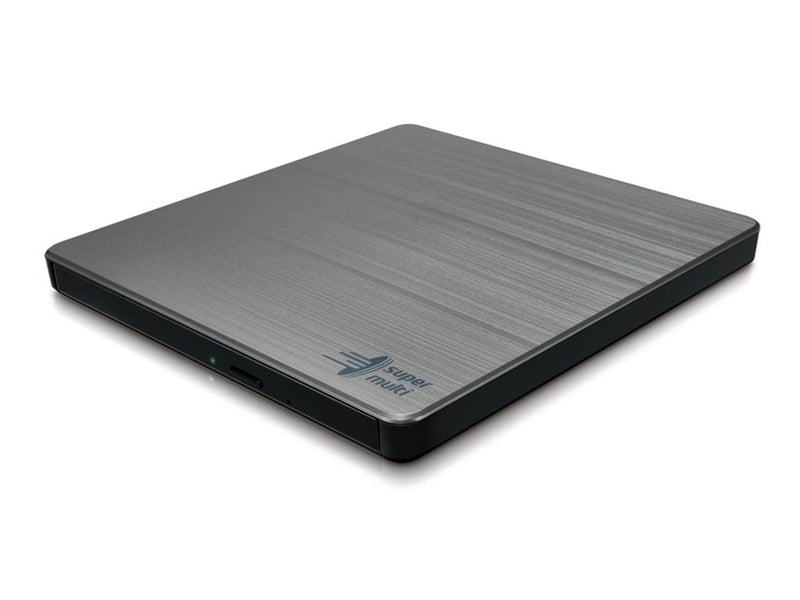 Hitachi - LG GP60NS60 Slim Portable DVD-Writer - DVD-RW (Brenner) - USB 2.0 - Silber