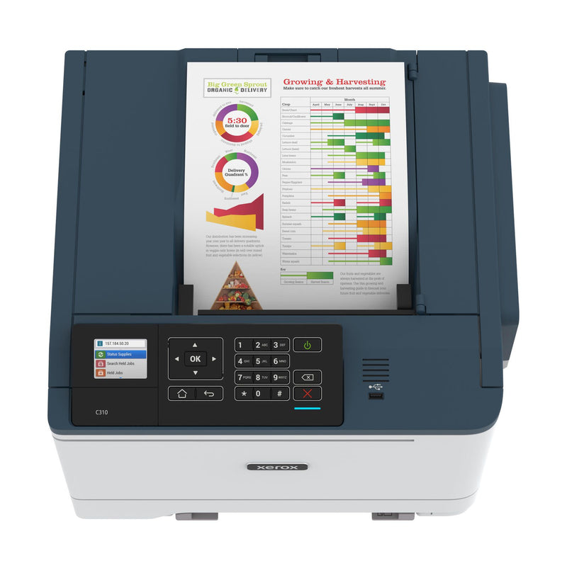 Xerox C310 Farblaserdrucker inkl. Original Set Toner CMYK