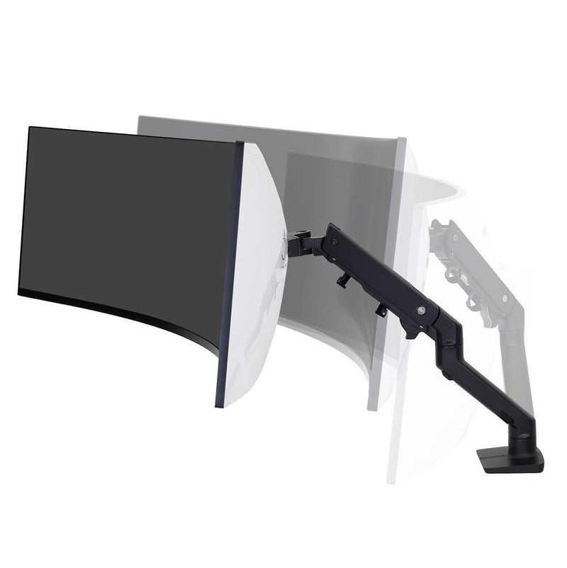 Ergotron HX Monitor Arm mit HD-Gelenk Tischhalterung mit CF-Technologie für 124,46 cm (49') Curved Monitore