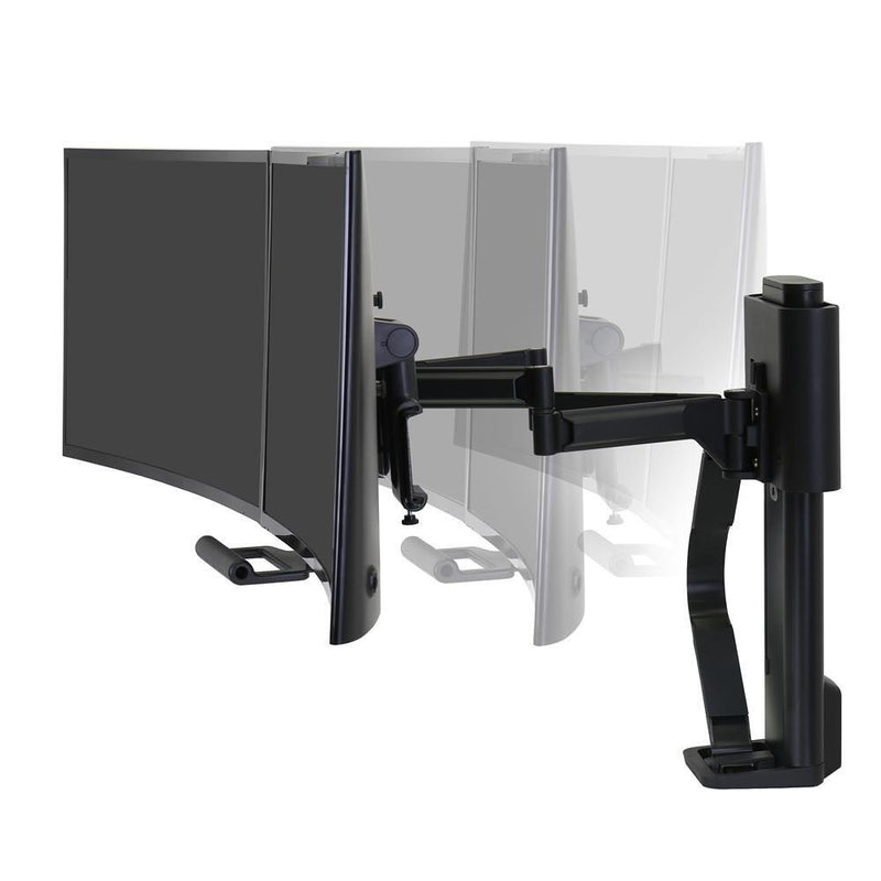 Ergotron TRACE Dual Monitorhalterung mit Constant Force Technologie für zwei Monitore bis 68,58 cm (27')