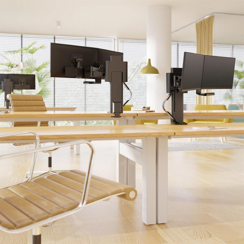 Ergotron TRACE Dual Monitorhalterung mit Constant Force Technologie für zwei Monitore bis 68,58 cm (27')