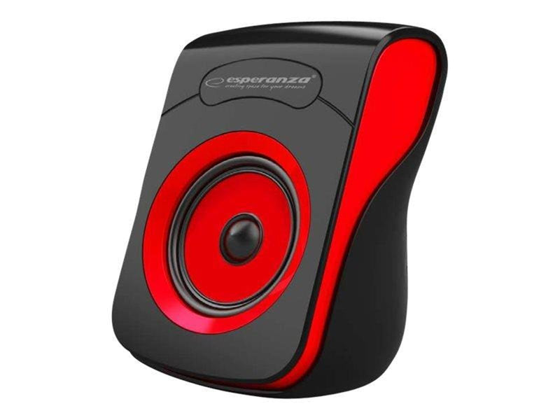 Esperanza Glosniki 2.0 USB FLAMENCO czarno-czerwone