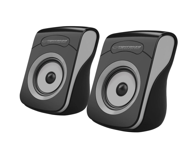 Esperanza Glosniki 2.0 USB Flamenco czarno-szare