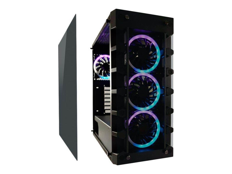 LC Power Gaming 709B Solar_System_X - Gehäuse - Tower - Schwarz