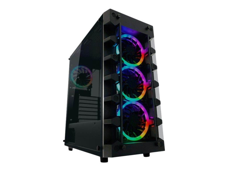 LC Power Gaming 709B Solar_System_X - Gehäuse - Tower - Schwarz