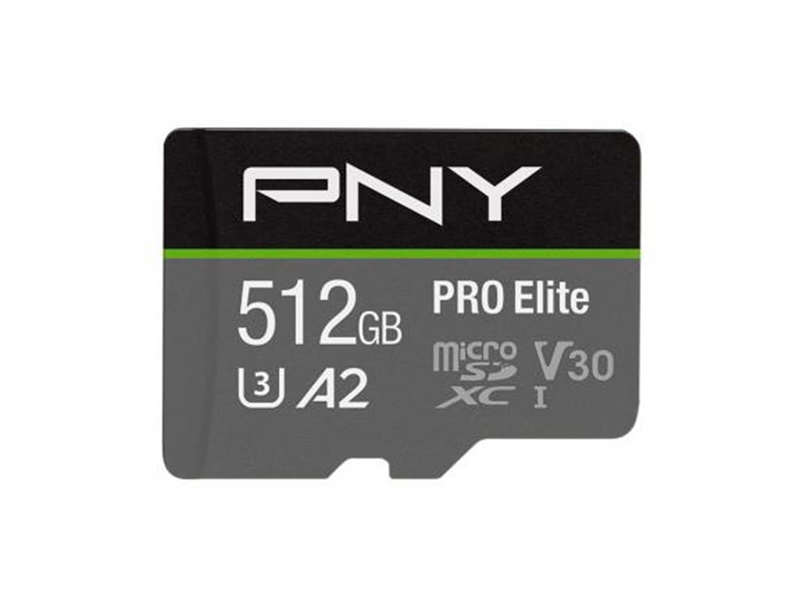 PNY PRO Elite MicroSD/SD - 100MB/s - 512GB