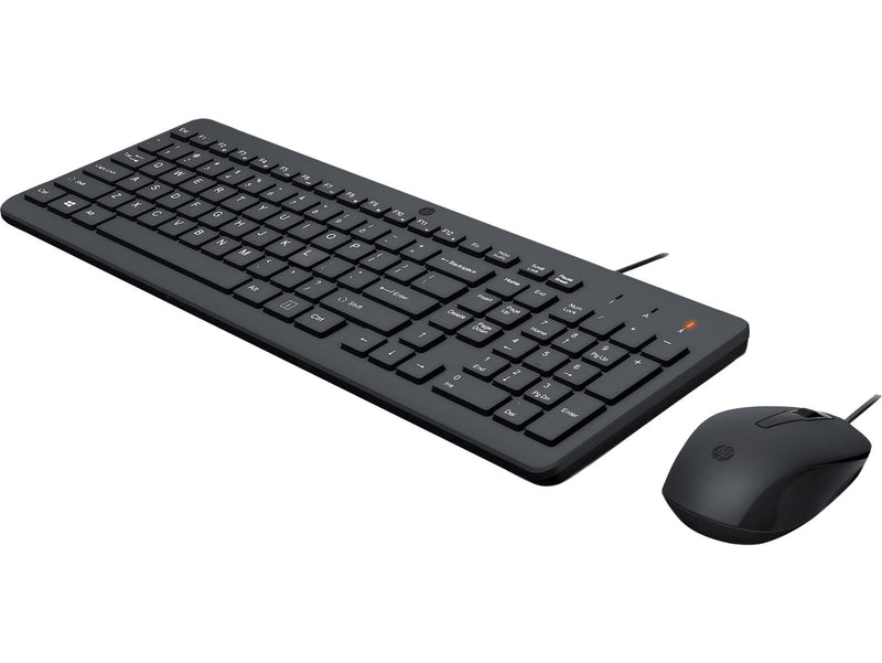 HP 150 Maus und Tastatur (kabelgebunden, schwarz)