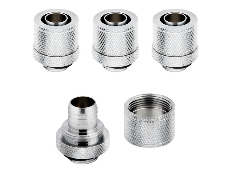 Corsair Hydro X Series XF Softtubing Fitting 10/13mm Chrome