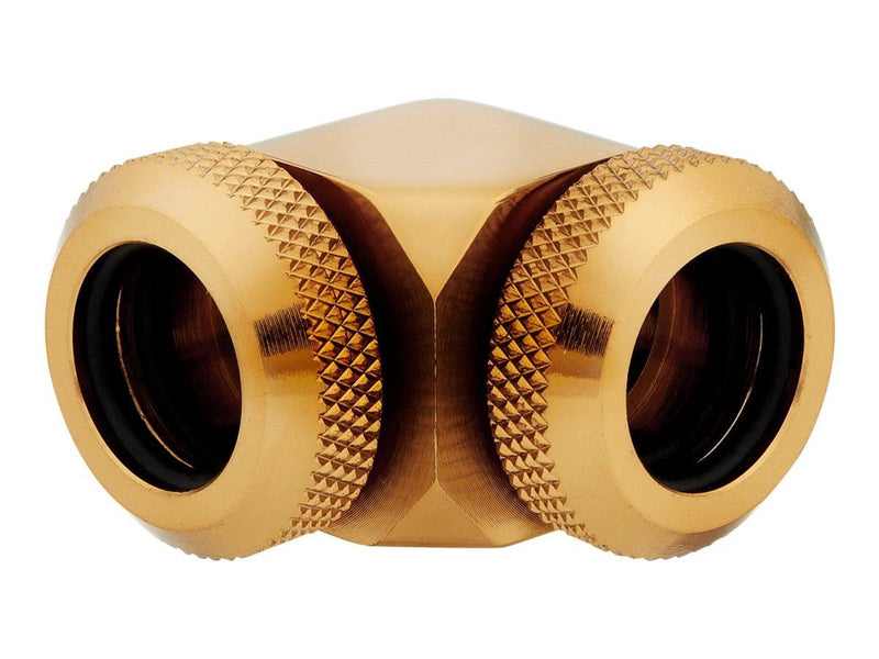Corsair Hydro X Series XF Hardline 90° 12mm OD Gold
