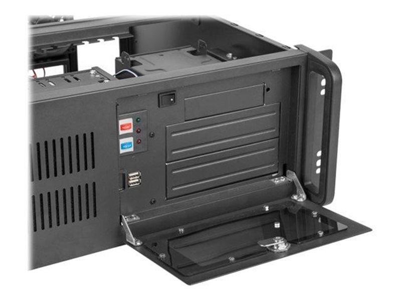 Lanberg - rack-mountable - 4U - ATX - Gehäuse - Server (Rack) - Schwarz