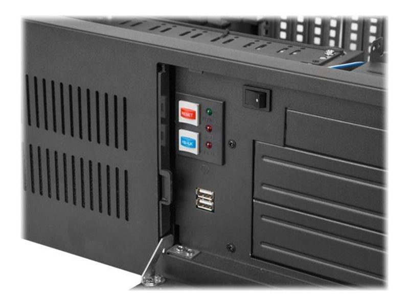Lanberg - rack-mountable - 4U - ATX - Gehäuse - Server (Rack) - Schwarz