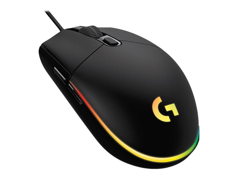 Logitech G102 LIGHTSYNC - Black - Gaming Maus (Schwarz mit RGB)