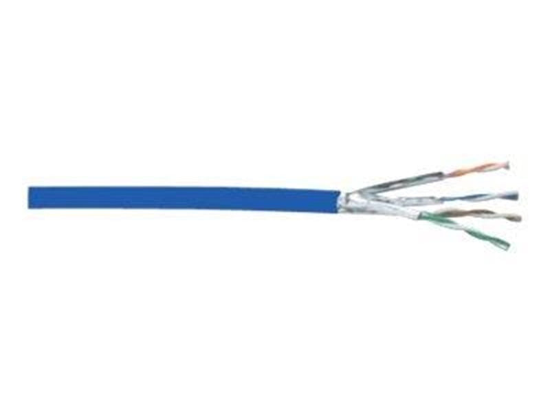 DIGITUS Cat.6A U/FTP Verlegekabel.100m - Blau - 100 meter
