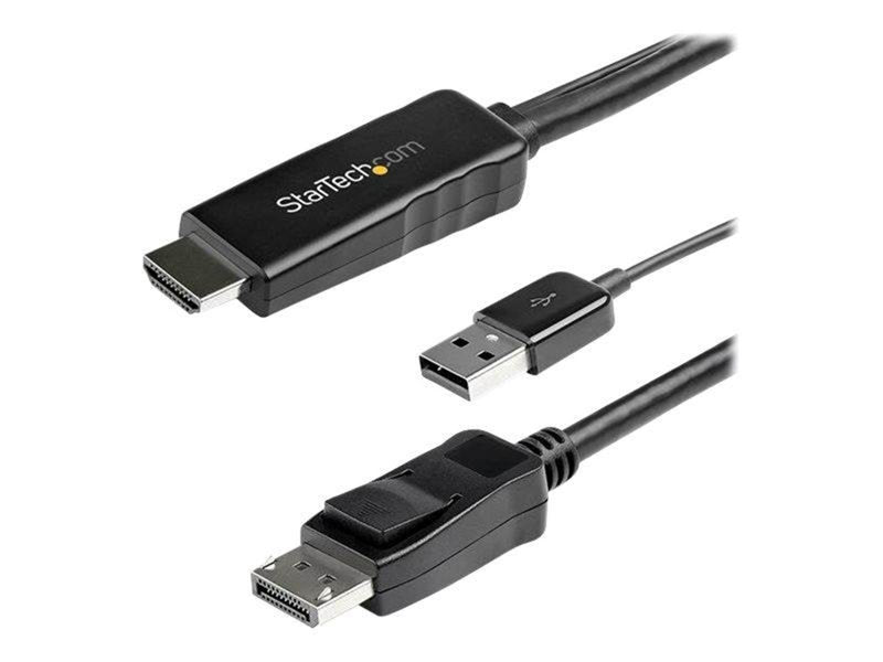 StarTech.com 2 m (6.6 ft.) HDMI to DisplayPort Cable - 4K 30Hz - video cable - DisplayPort / HDMI - 2 m