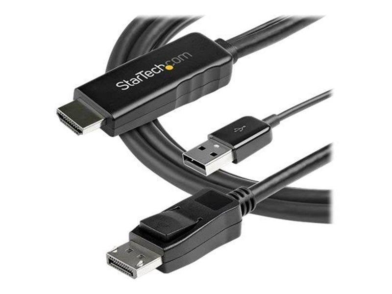 StarTech.com 2 m (6.6 ft.) HDMI to DisplayPort Cable - 4K 30Hz - video cable - DisplayPort / HDMI - 2 m