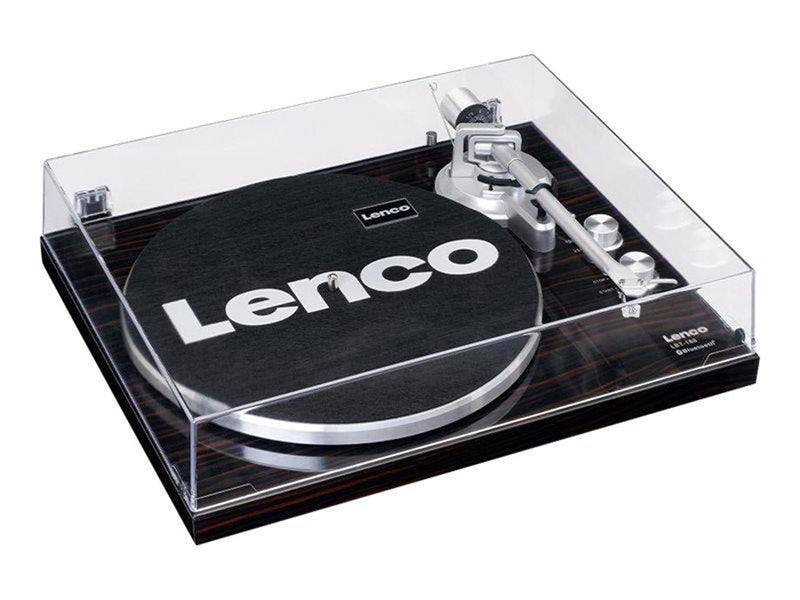 Lenco LBT-188WA - Record Player with Bluetooth® transmission wood - Walnut - Plattenspieler Schwarz