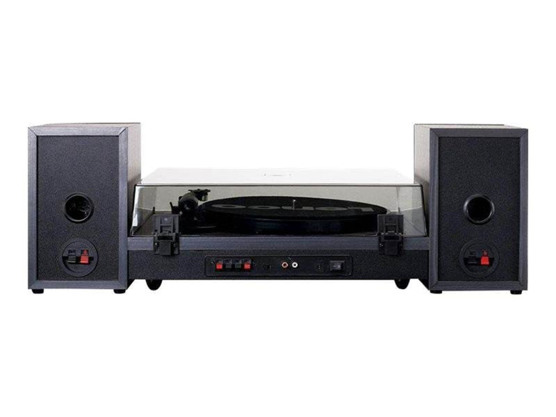 Lenco LS-300WD - Record Player with Bluetooth® and two separate speakers - Black - Plattenspieler Schwarz
