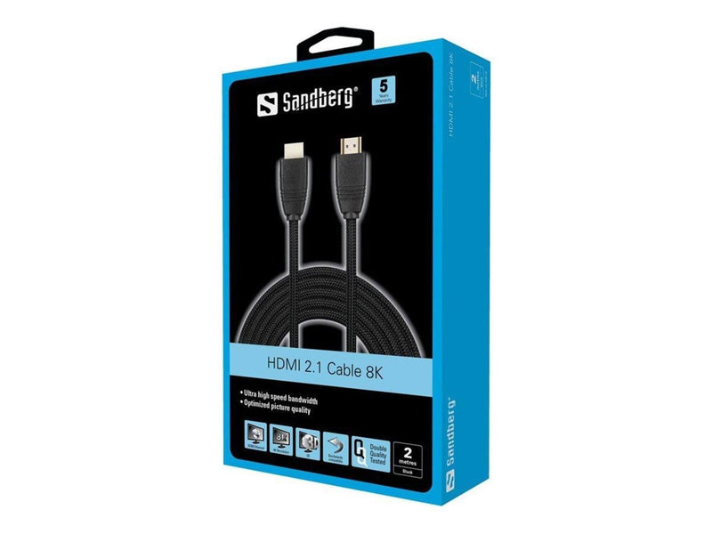 Sandberg HDMI 2.1 Cable - 2m