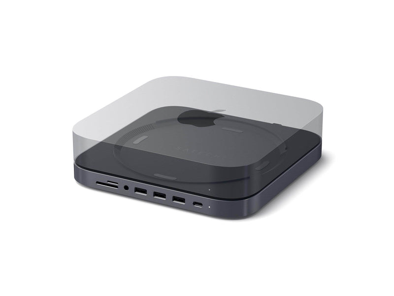 Satechi Type-C Aluminum Stand & Hub for Mac Mini