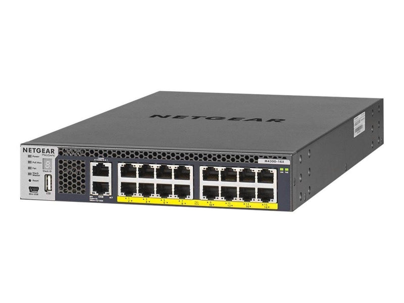 Netgear M4300-16X 16x Multi-Gig PoE+ (199W) Managed Switch