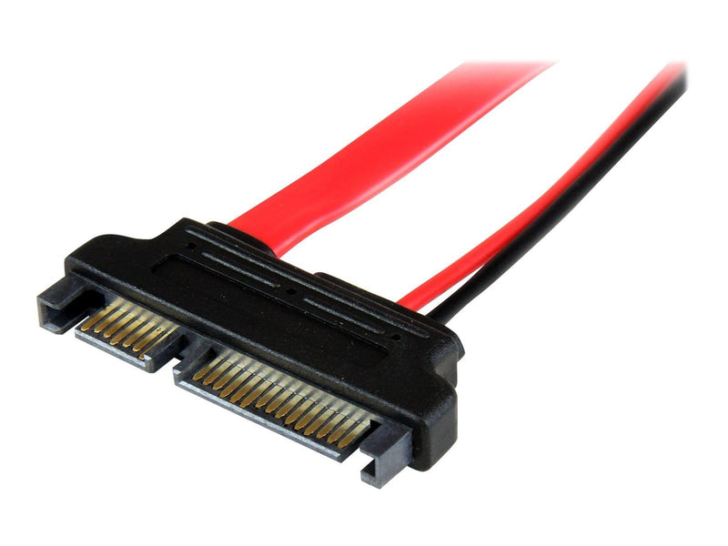 StarTech.com 6in Slimline SATA to SATA Adapter with Power - Slim SATA (F) to SATA (M) - Slimline Serial ATA to SATA (SLSATAADAP6