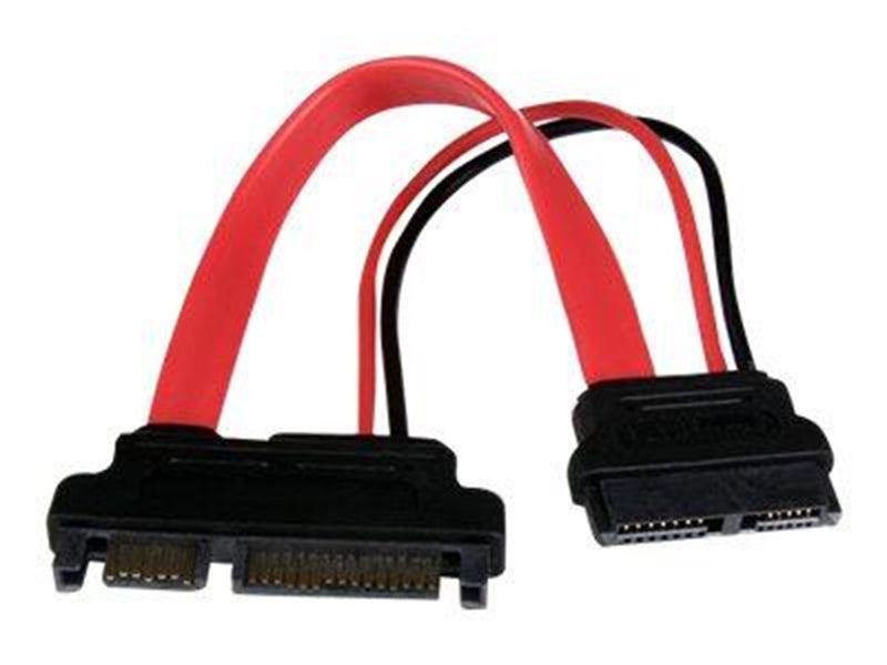 StarTech.com 6in Slimline SATA to SATA Adapter with Power - Slim SATA (F) to SATA (M) - Slimline Serial ATA to SATA (SLSATAADAP6